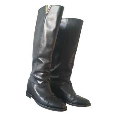 Via Roma xv Leather riding boots - image 1