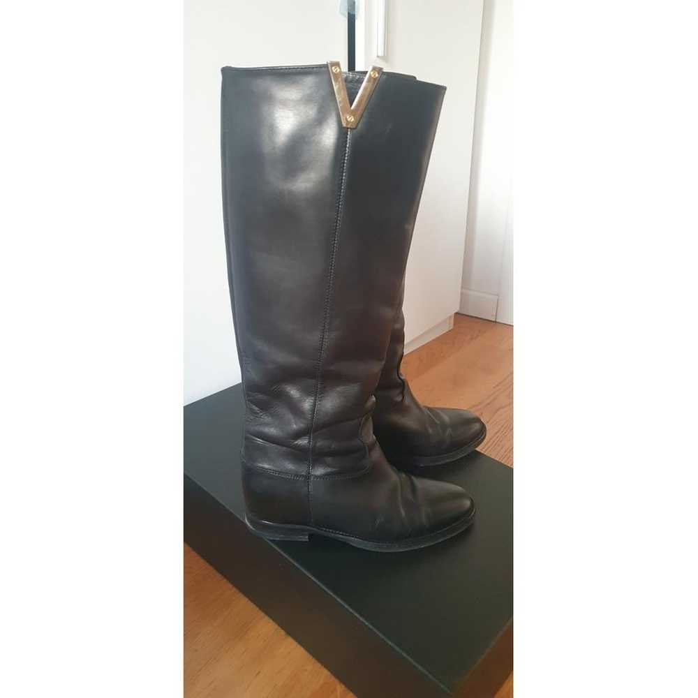 Via Roma xv Leather riding boots - image 3