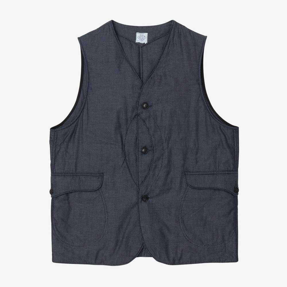 Post Overalls Padded Dotted Vest - image 1