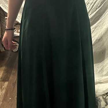 Long Green Formal Dress - image 1