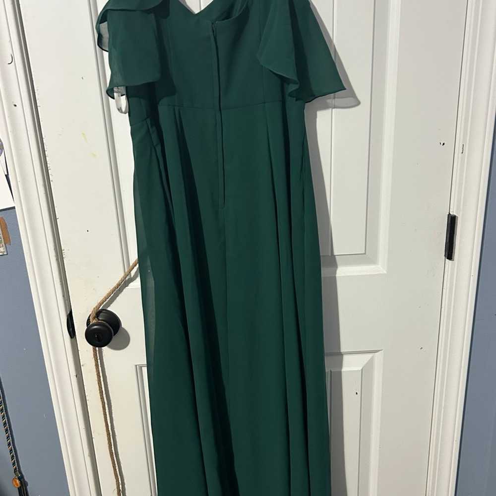 Long Green Formal Dress - image 6
