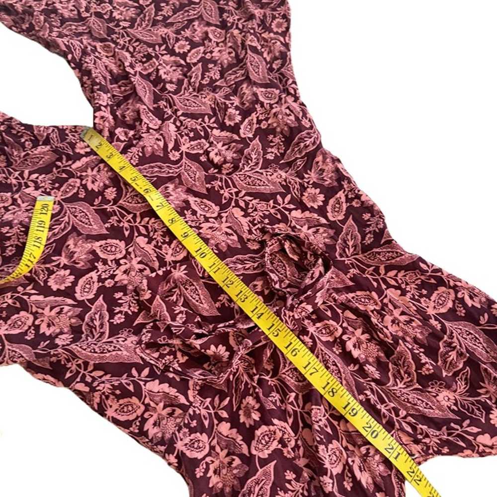 1 State Sleeveless V-Neck Floral Jumpsuit Wide Le… - image 10