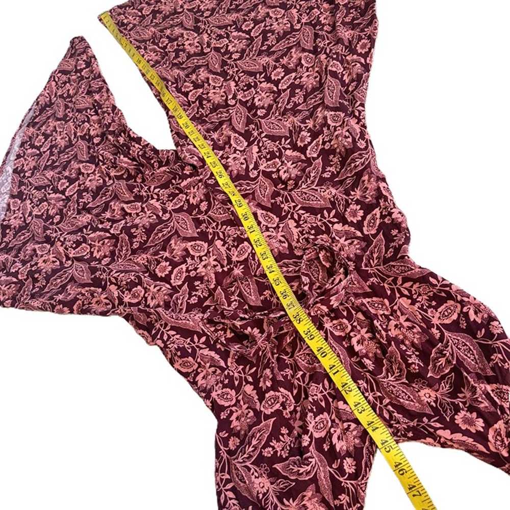 1 State Sleeveless V-Neck Floral Jumpsuit Wide Le… - image 11
