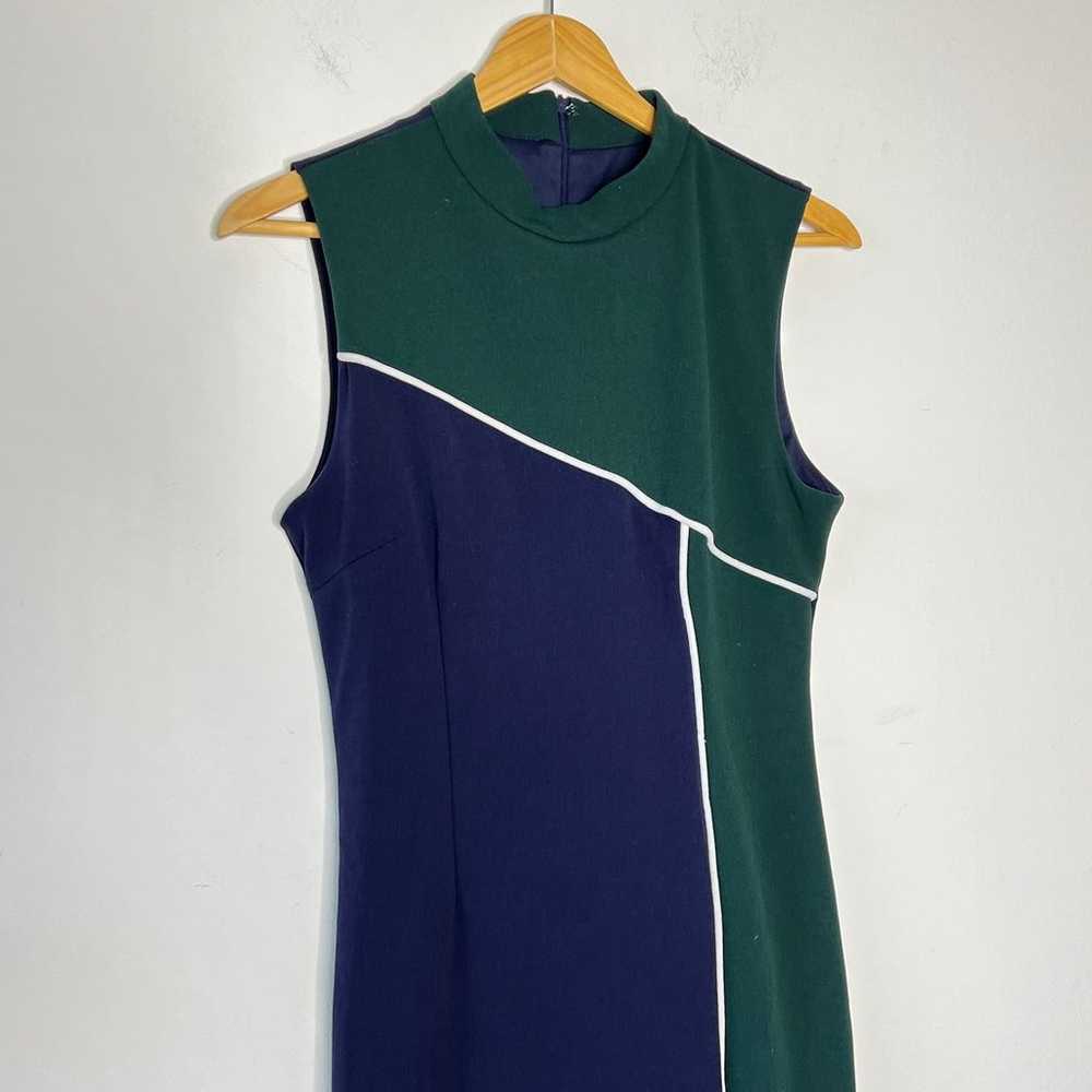 Alexia Admor Dress Womens Med Blue Green Pencil S… - image 4