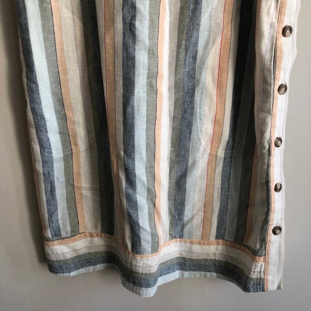 For Cynthia women’s linen blend striped shift dre… - image 4