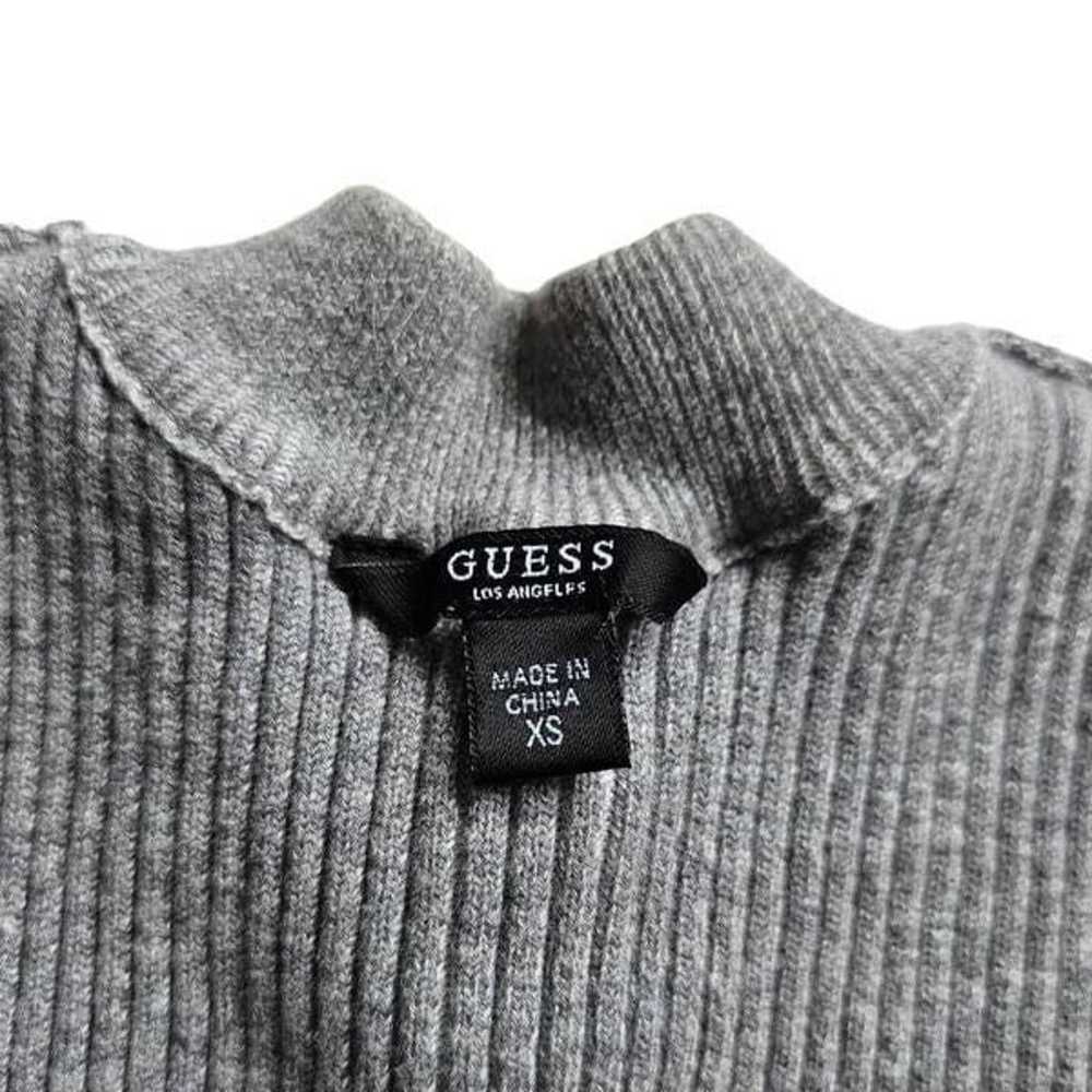 guess monochrome y2k fitted sweater dress - image 3
