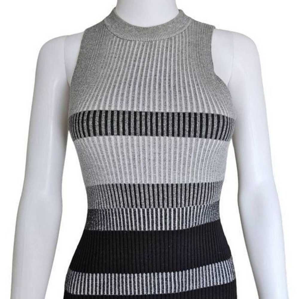 guess monochrome y2k fitted sweater dress - image 5