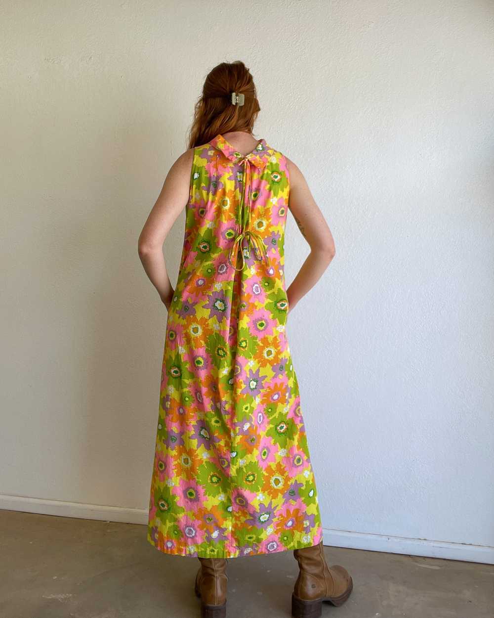 70s Floral Dress (XS-M) - image 6