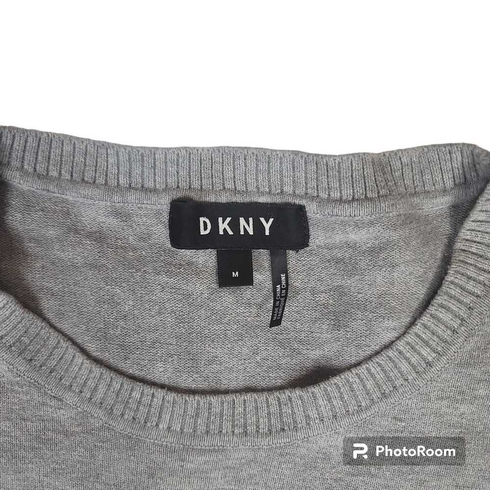 DKNY Brand Active Logo Sweater Dress Women's M - image 3