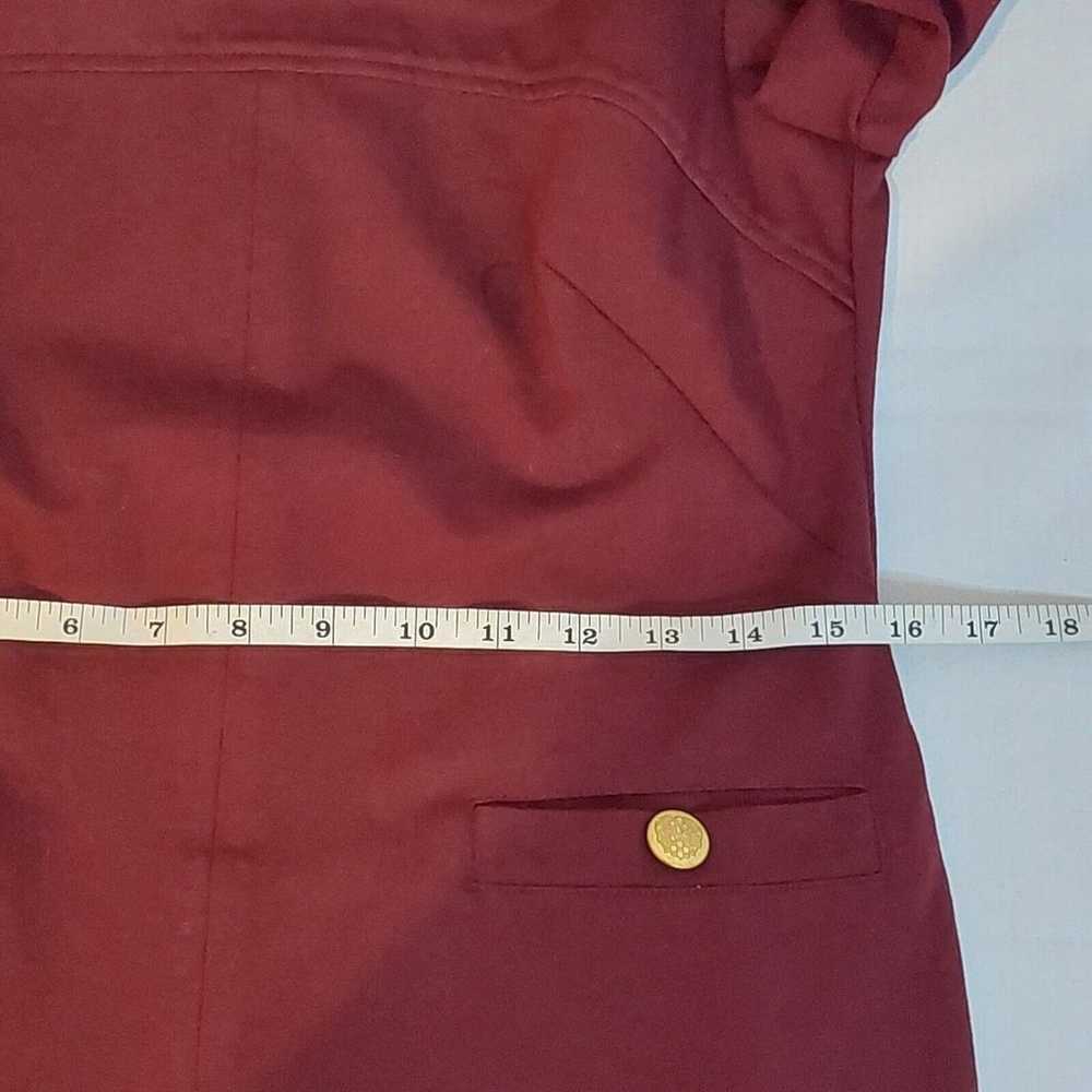 Vince Camuto Dress Size 6 Maroon Knit Front pocke… - image 5