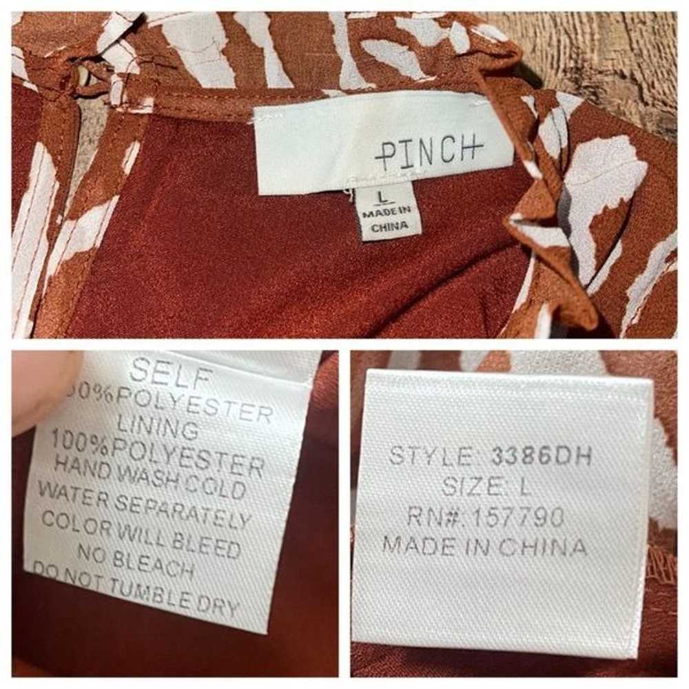 Pinch Streak Print Midi Dress Size L  Great pre o… - image 6