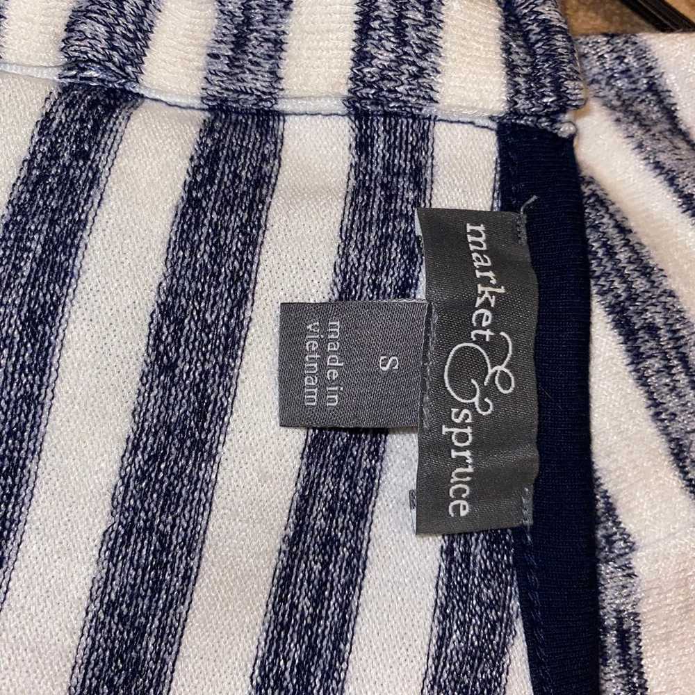 Market & Spruce StitchFix Striped Knit A-line T-s… - image 8