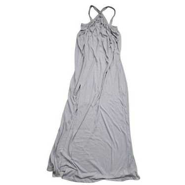 Go Couture Grey Lightweight Side Slit Maxi Dress … - image 1