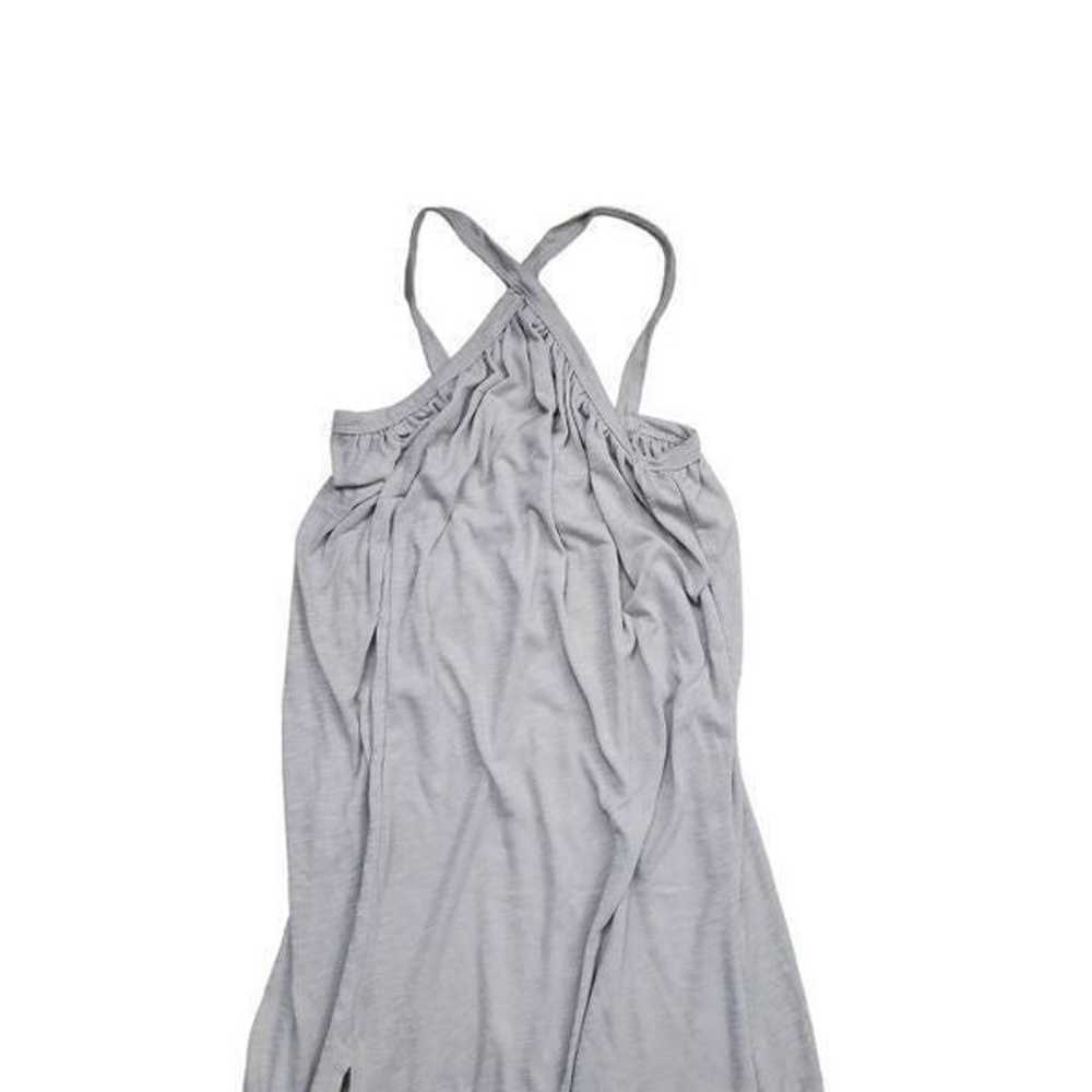 Go Couture Grey Lightweight Side Slit Maxi Dress … - image 2