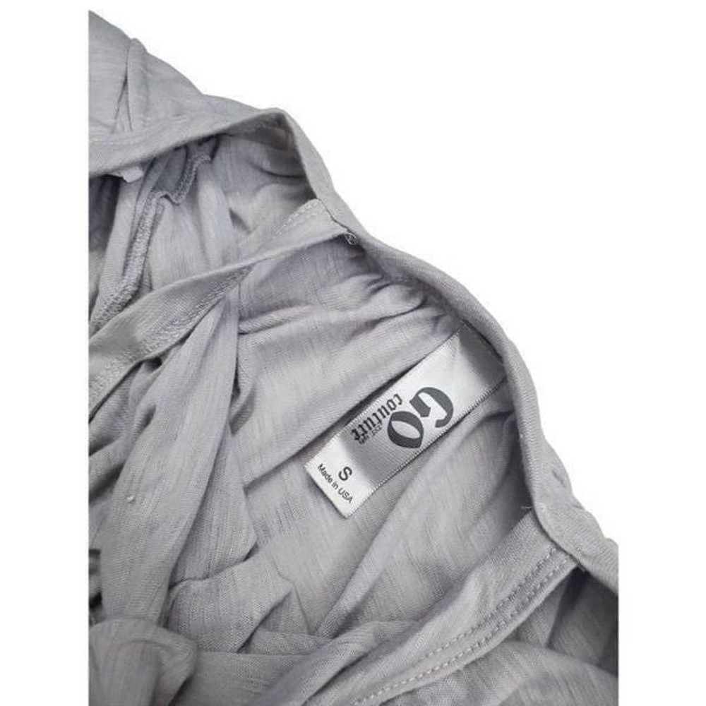 Go Couture Grey Lightweight Side Slit Maxi Dress … - image 8