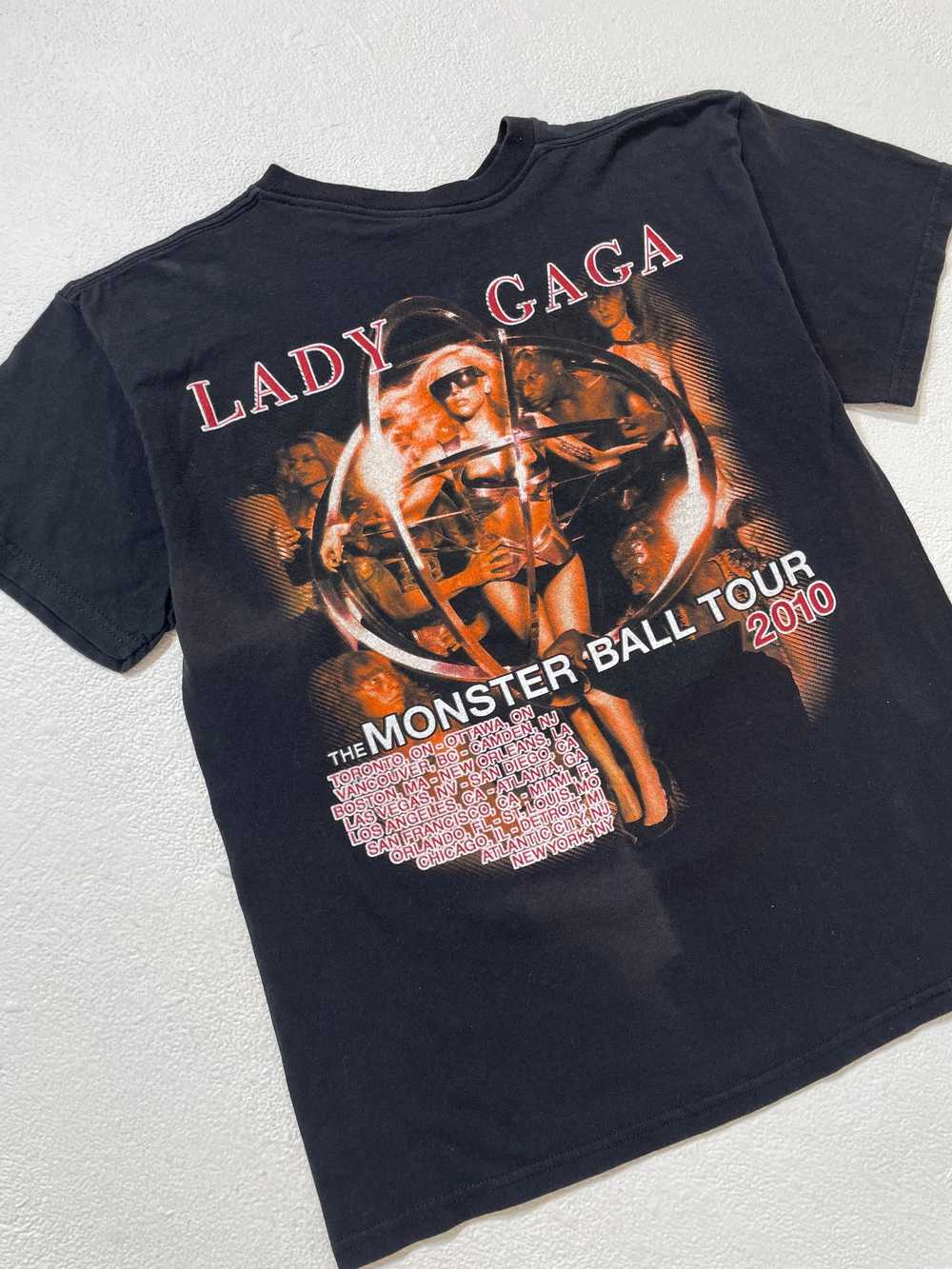 RS Lady Gaga The Monster Ball Tour 2010 T-Shirt S… - image 5