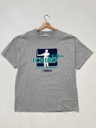 Vintage Y2K Ichiro Suzuki Seattle Mariners T-Shir… - image 1