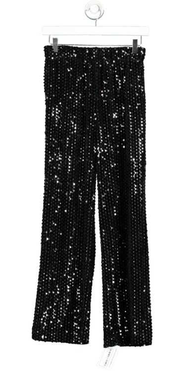 Maje Black Sequined Trousers UK S