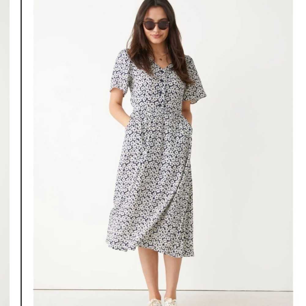 & other stories floral Midi Dress - image 1