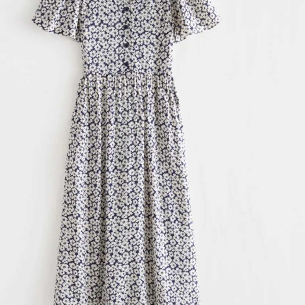 & other stories floral Midi Dress - image 2