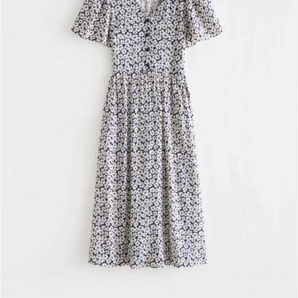 & other stories floral Midi Dress - image 3