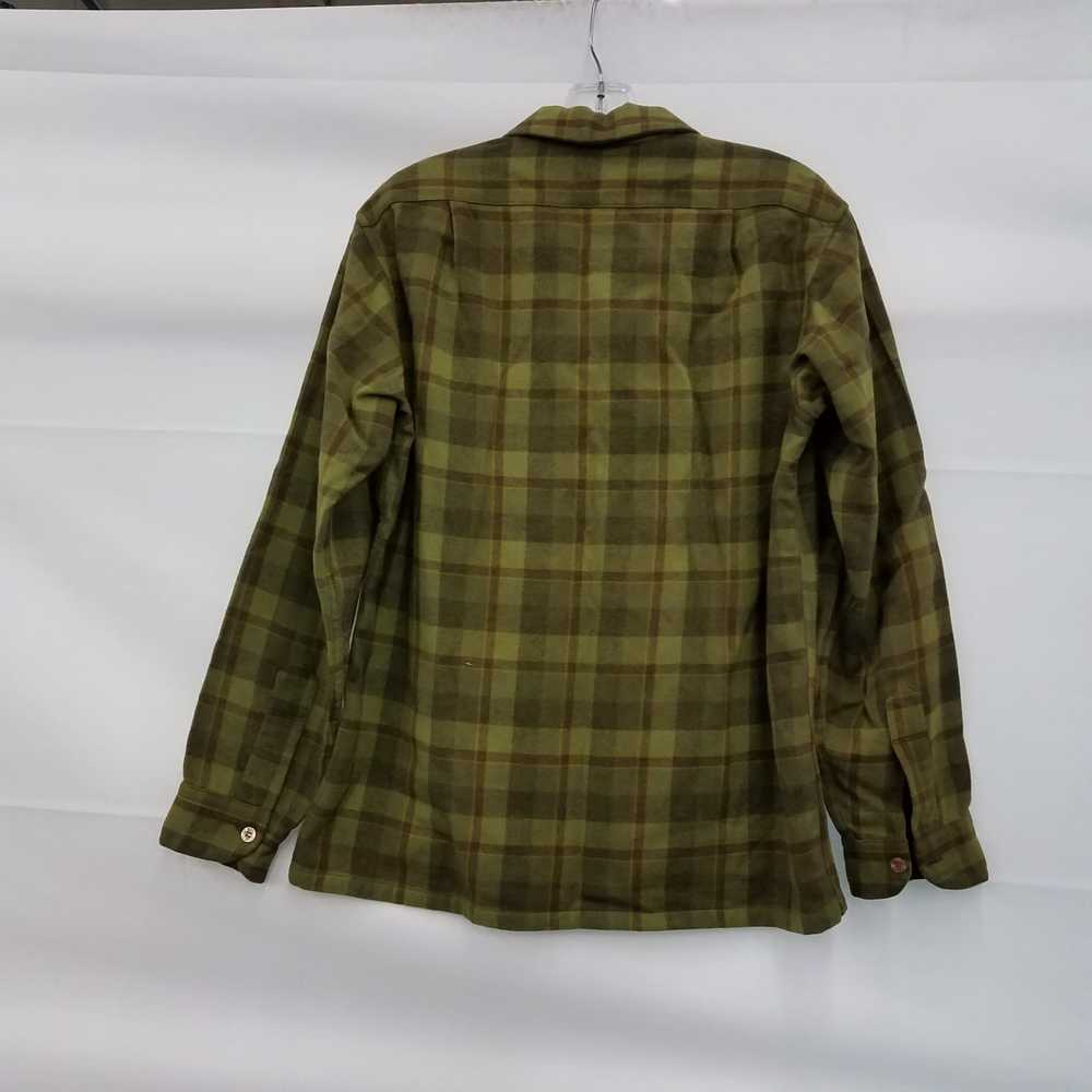Pendleton Green Casual Button Down Shirt Size Med… - image 3