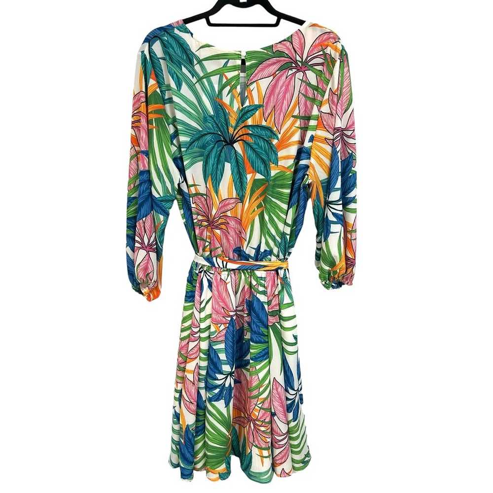 Flying Tomato Multicolor Tropical Print Long Slee… - image 5