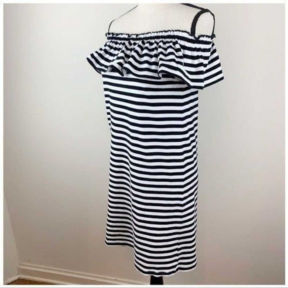 Kate Spade Striped Off the Shoulder Dres - image 3