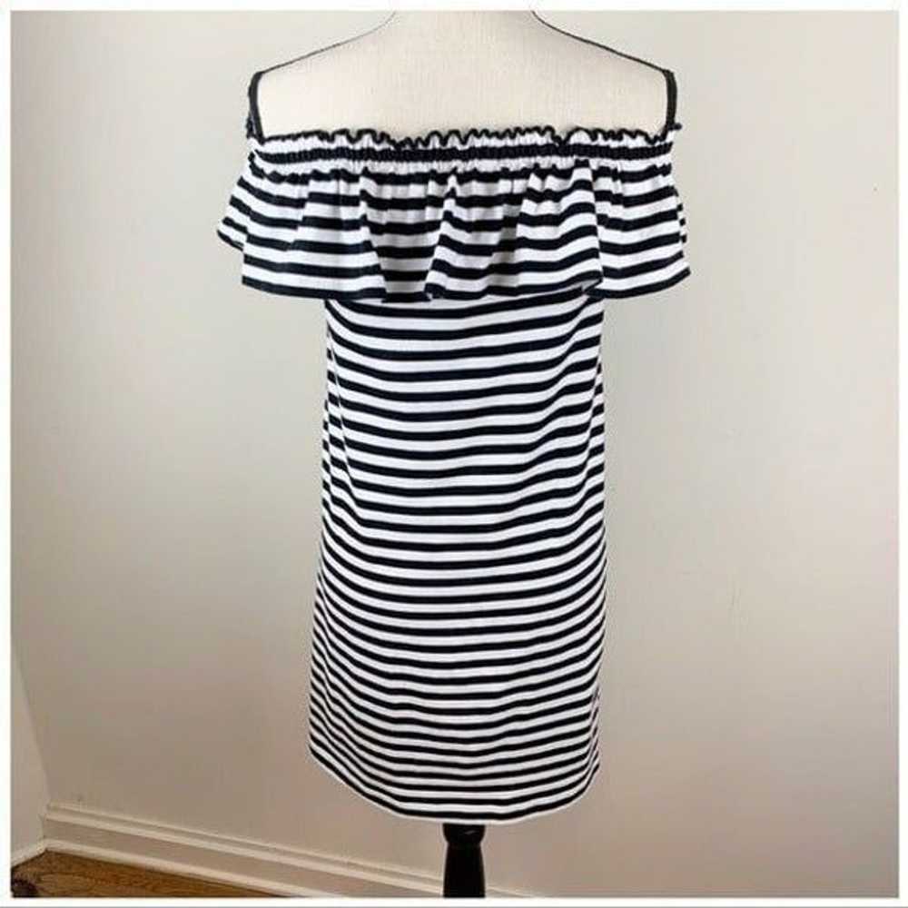 Kate Spade Striped Off the Shoulder Dres - image 7