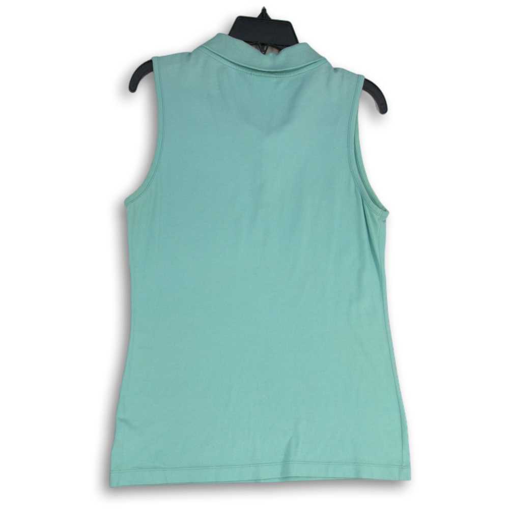 Lacoste Womens Blue Logo Sleeveless Regular Fit C… - image 2