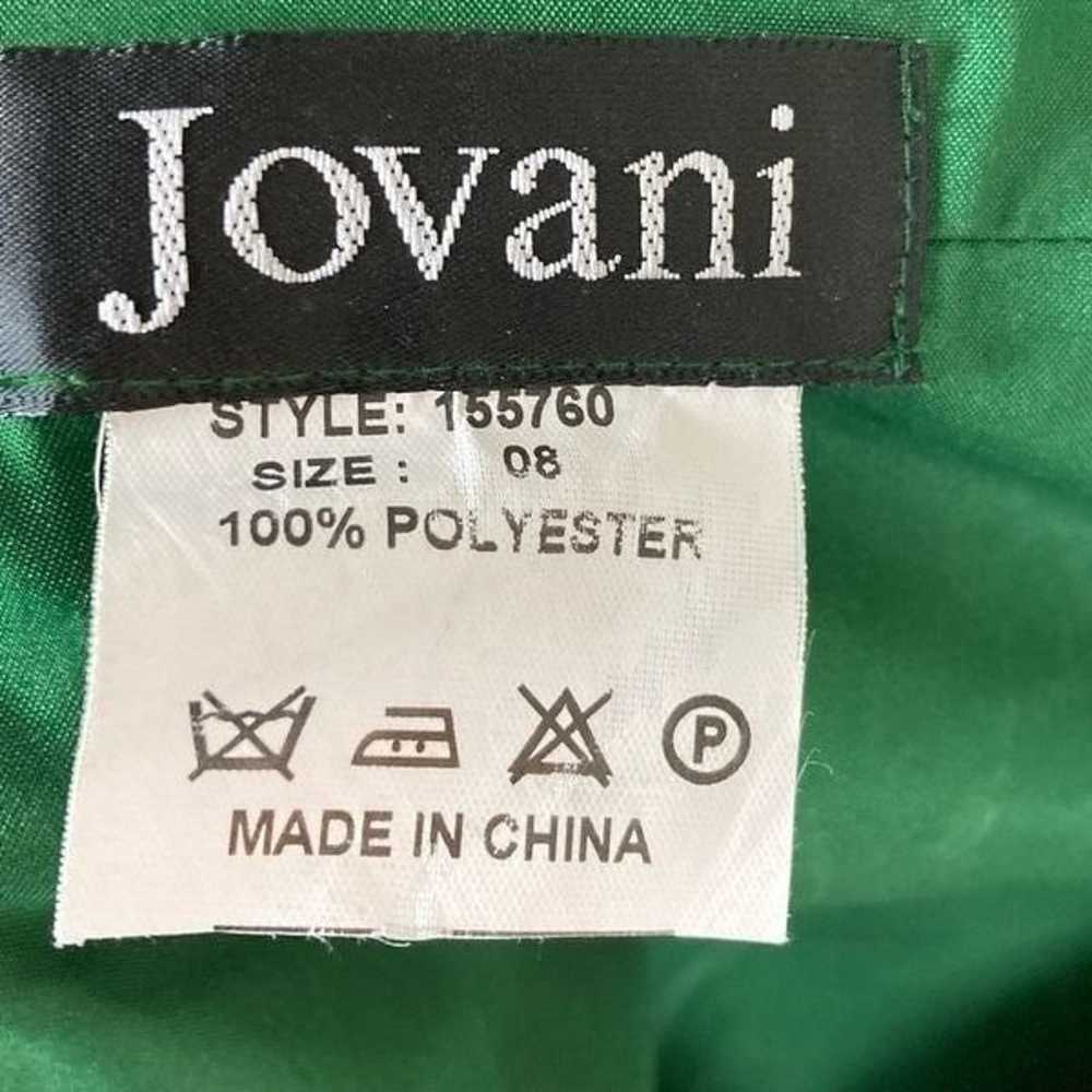 Jovani emerald green strapless formal dress, size… - image 6