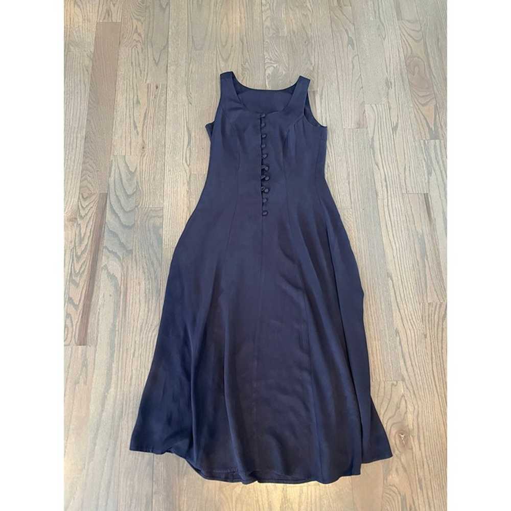 Dress, Dark Blue, Sleeveless, Size 5-6, Front But… - image 5