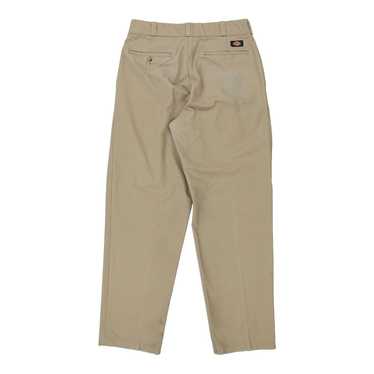 Dickies Trousers - 30W 30L Beige Polyester Blend