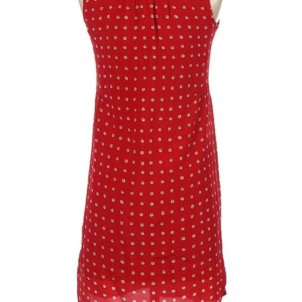 Red silk madewell dress xs - image 2