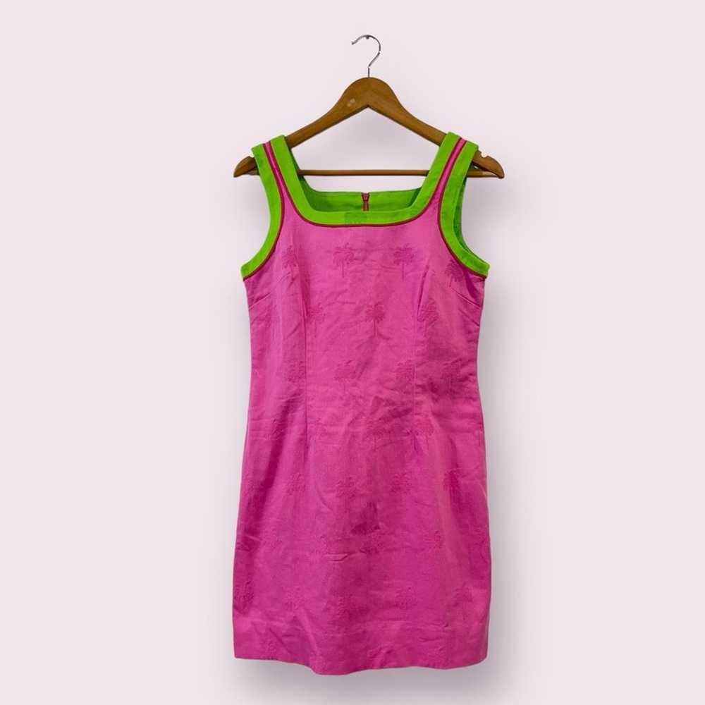 Lilly Pulitzer VTG Classic Pink Sheath Dress Size… - image 11
