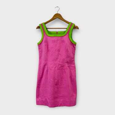 Lilly Pulitzer VTG Classic Pink Sheath Dress Size… - image 1