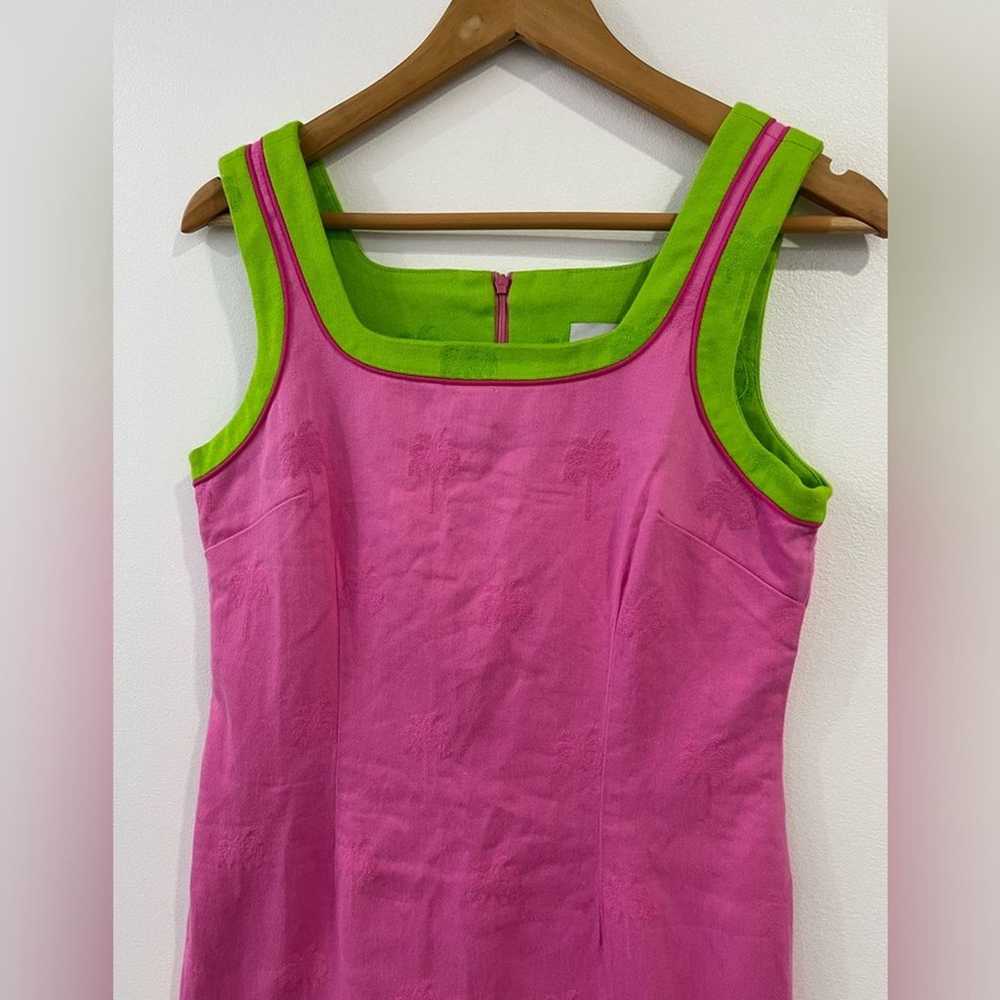 Lilly Pulitzer VTG Classic Pink Sheath Dress Size… - image 3