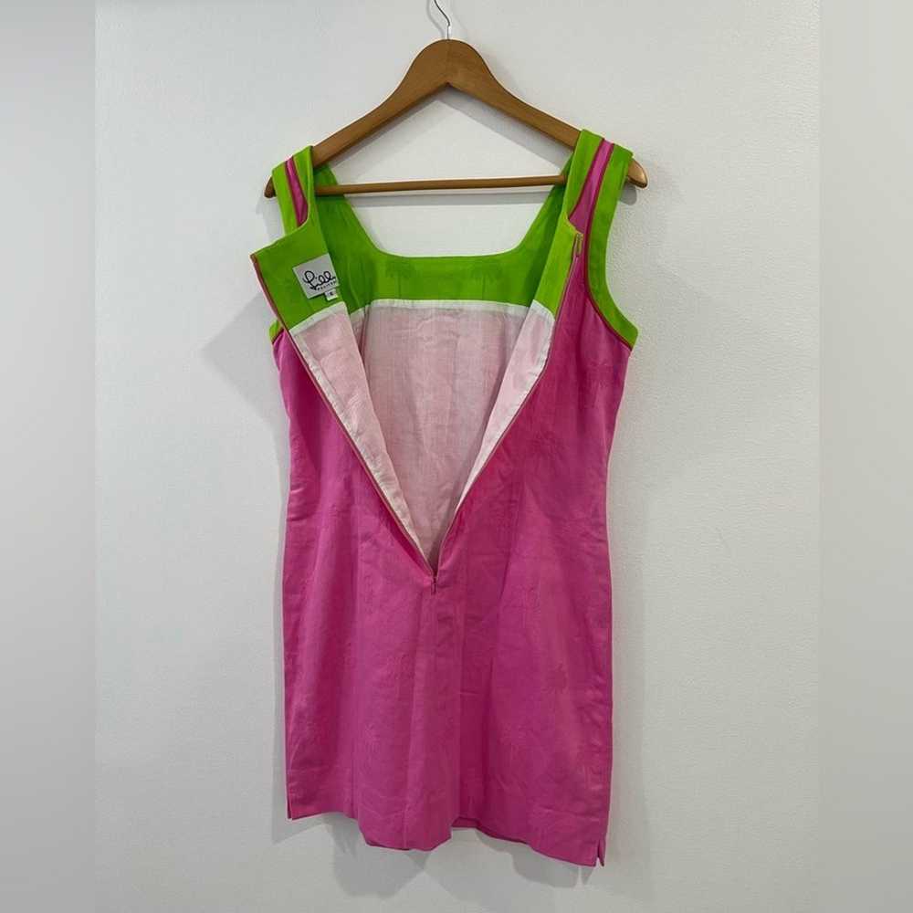Lilly Pulitzer VTG Classic Pink Sheath Dress Size… - image 9