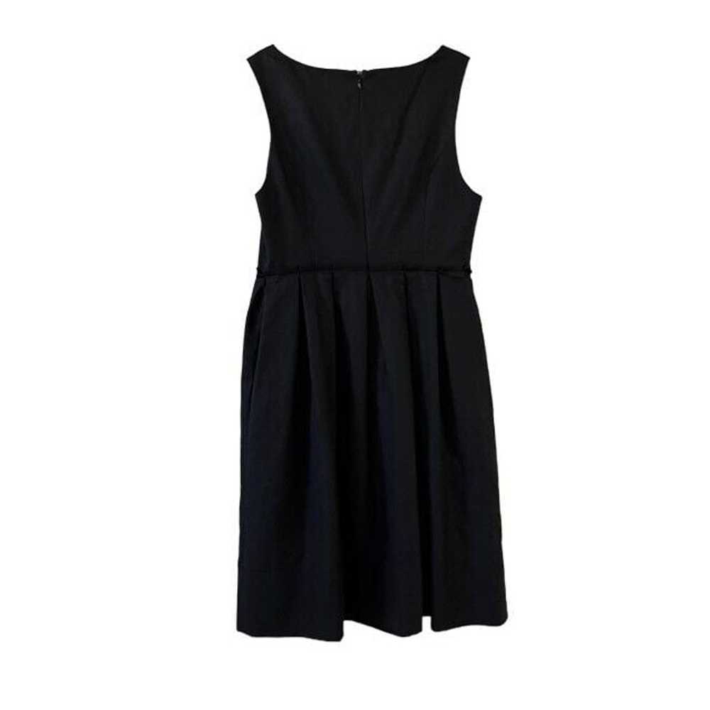 Sinclaire 10 Black A-Line Tea Length Silk Dress S… - image 7