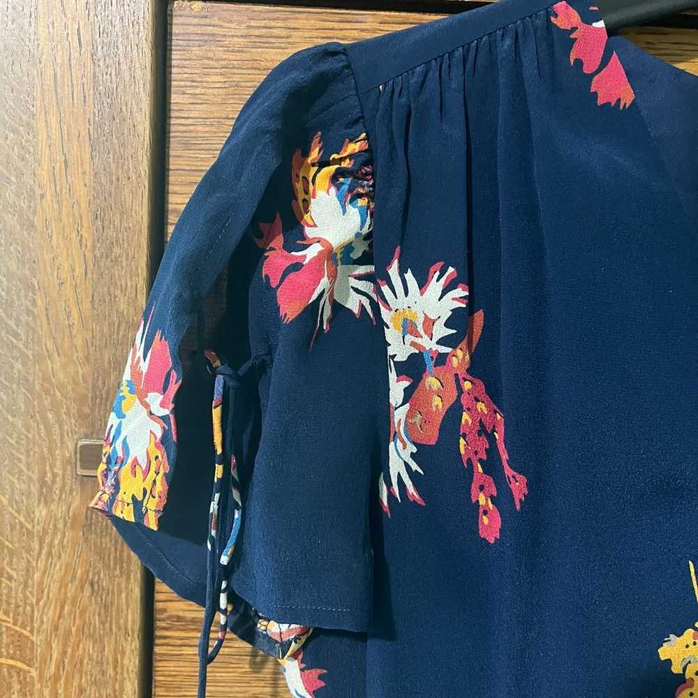 Madewell Silk Mini Dress in Cactus Flower - image 3