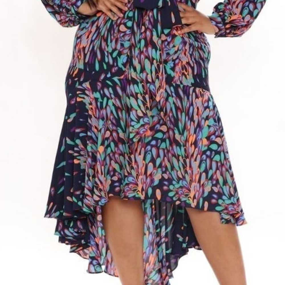 Women's Multicolor Maxi Dress Size Medium - image 7