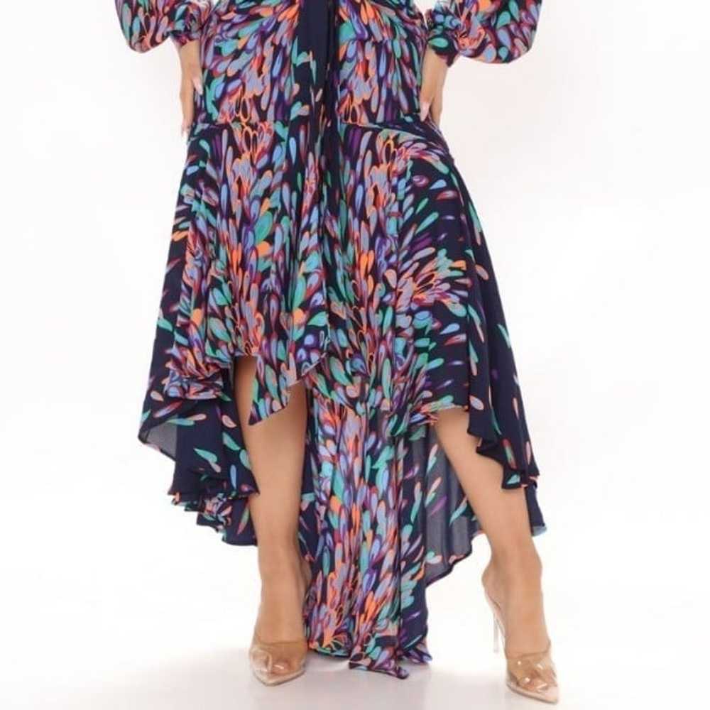 Women's Multicolor Maxi Dress Size Medium - image 8