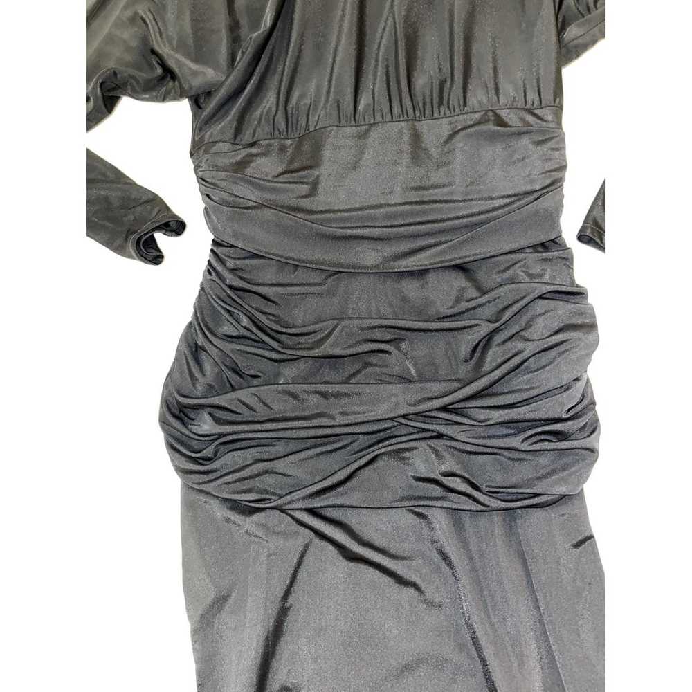Vintage Casadei Cocktail Dress Drop Waist Sequine… - image 2