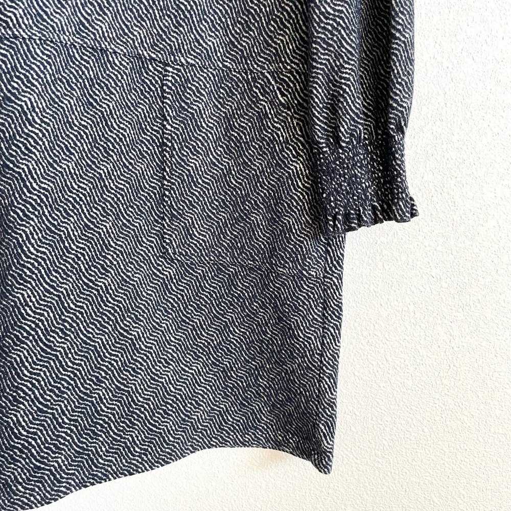 Sita Murt Sweatshirt Blue Jacquard Long Sleeve Sh… - image 5