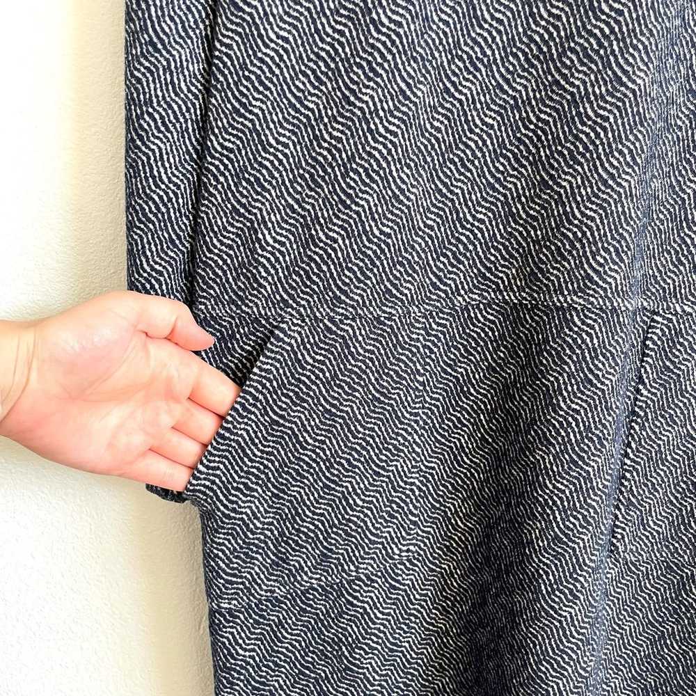 Sita Murt Sweatshirt Blue Jacquard Long Sleeve Sh… - image 7