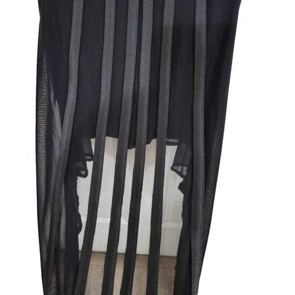 Tadashi Shoji Illusion Dress Cocktail Flare Midi … - image 5