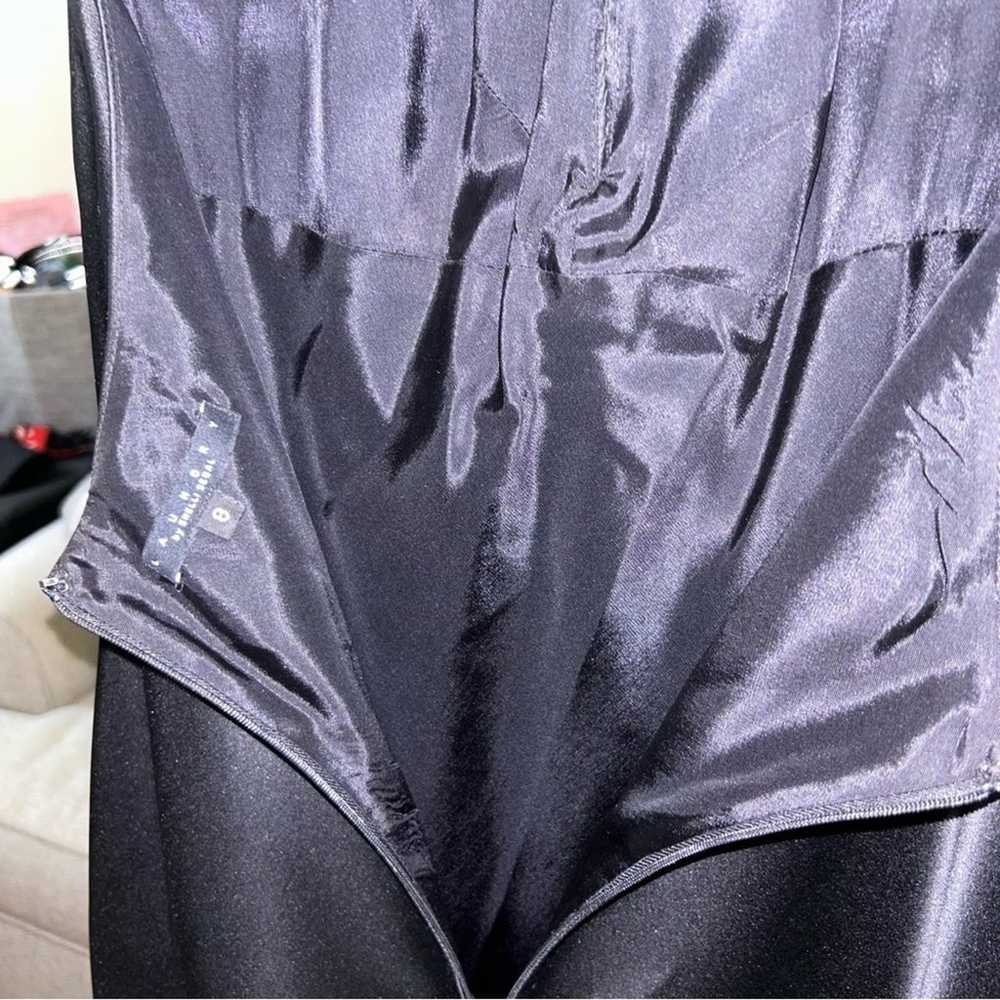 Laundry by Shelli Segal Black Sleek Halter Gown S… - image 11