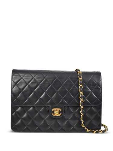 CHANEL Pre-Owned 2002 medium Half Flap shoulder b… - image 1