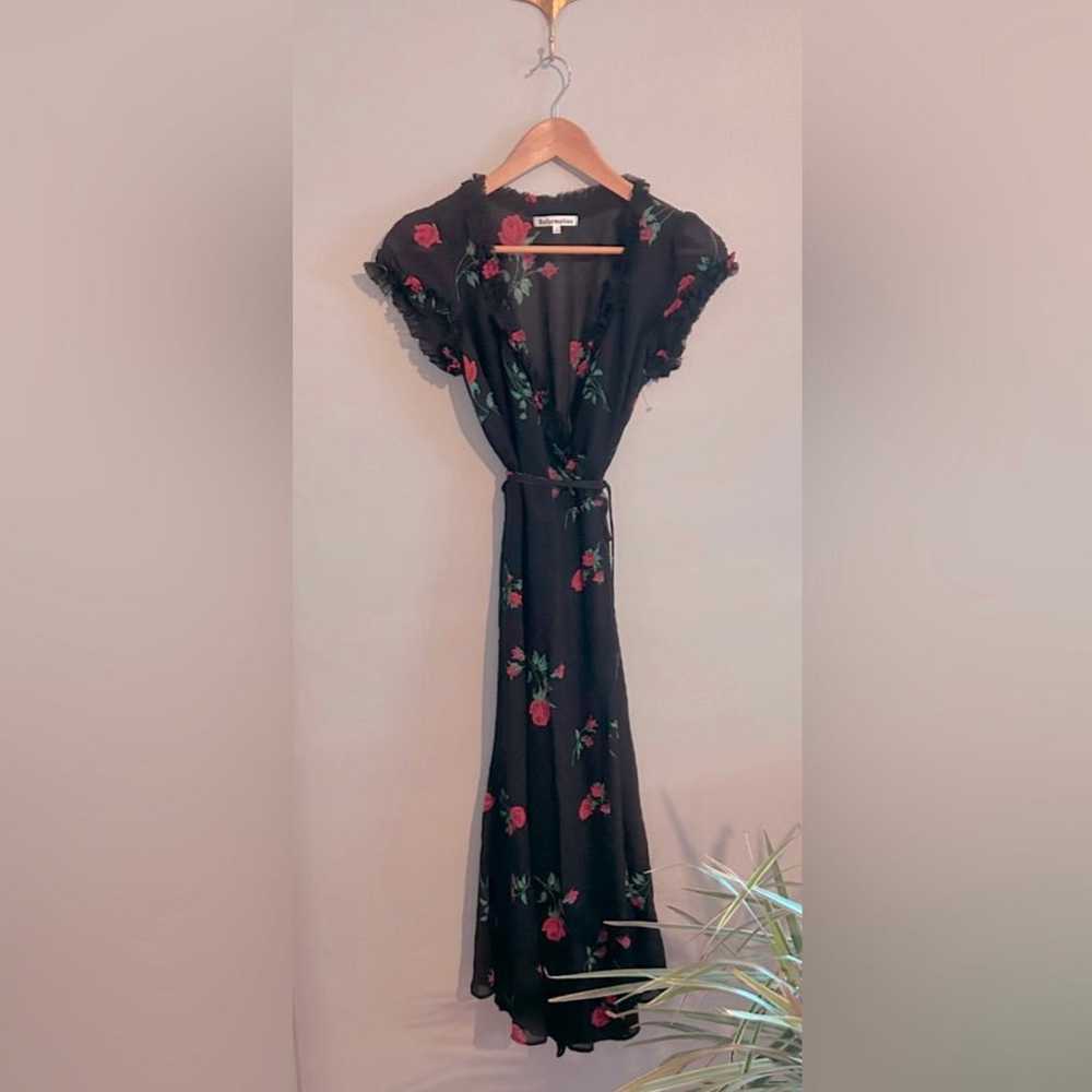 Reformation Gwenyth Floral Wrap Midi Dress - image 3