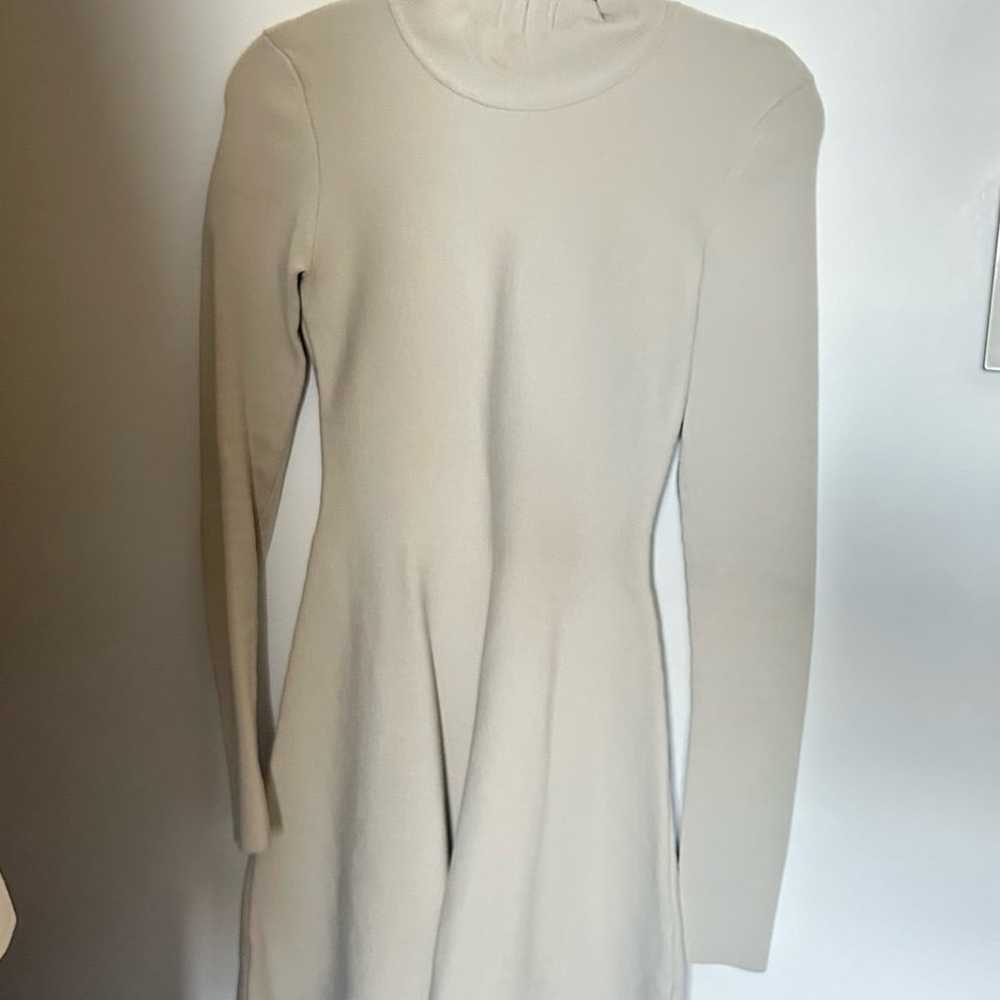 Aritzia Sculpt Knit Ambient Dress - Matte Pearl - image 1